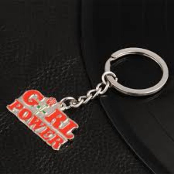 Rose Girl Power Keychain - Picture 4 of 4